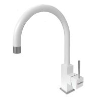 FABIANO Смеситель для кухни однорычажный FKM 50 SS Alpine White (8232.401.0084)